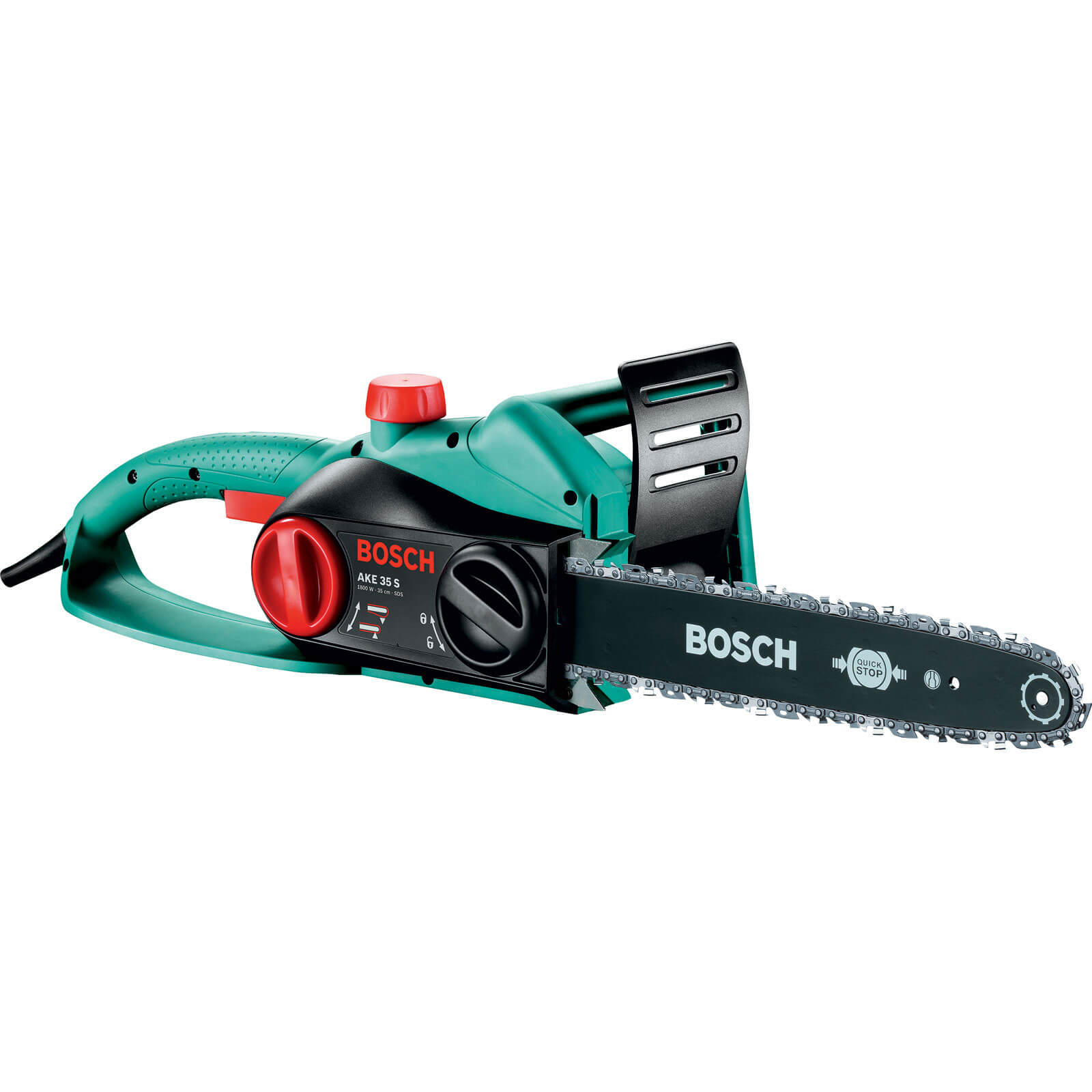 Image of Bosch AKE 35 SDS Electric Chainsaw with 350mm 14 Bar 1800w 240v