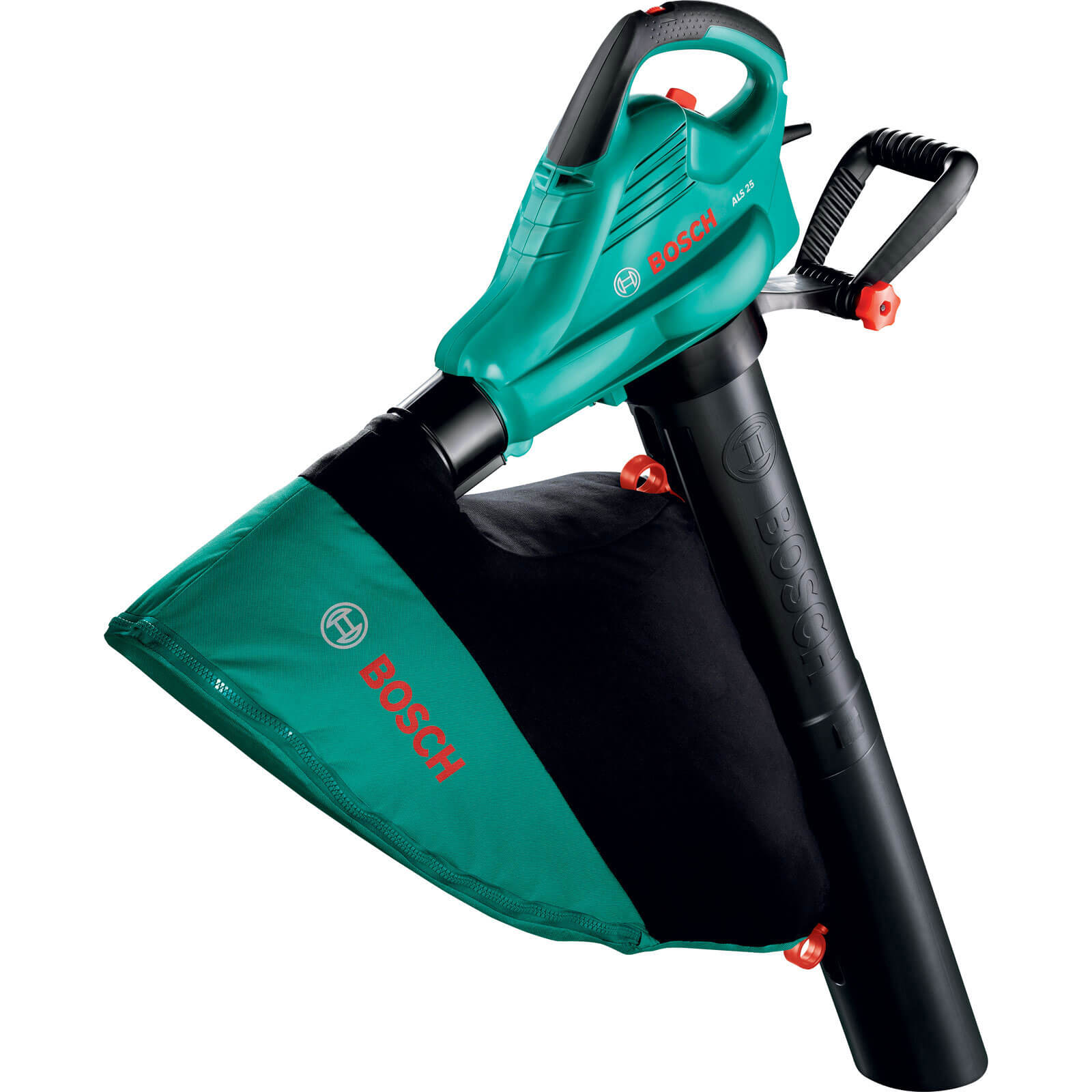 Image of Bosch ALS 2500 Electric Garden Vacuum and Leaf Blower 2500w 240v with Pop Up Garden Waste Bag Worth 795