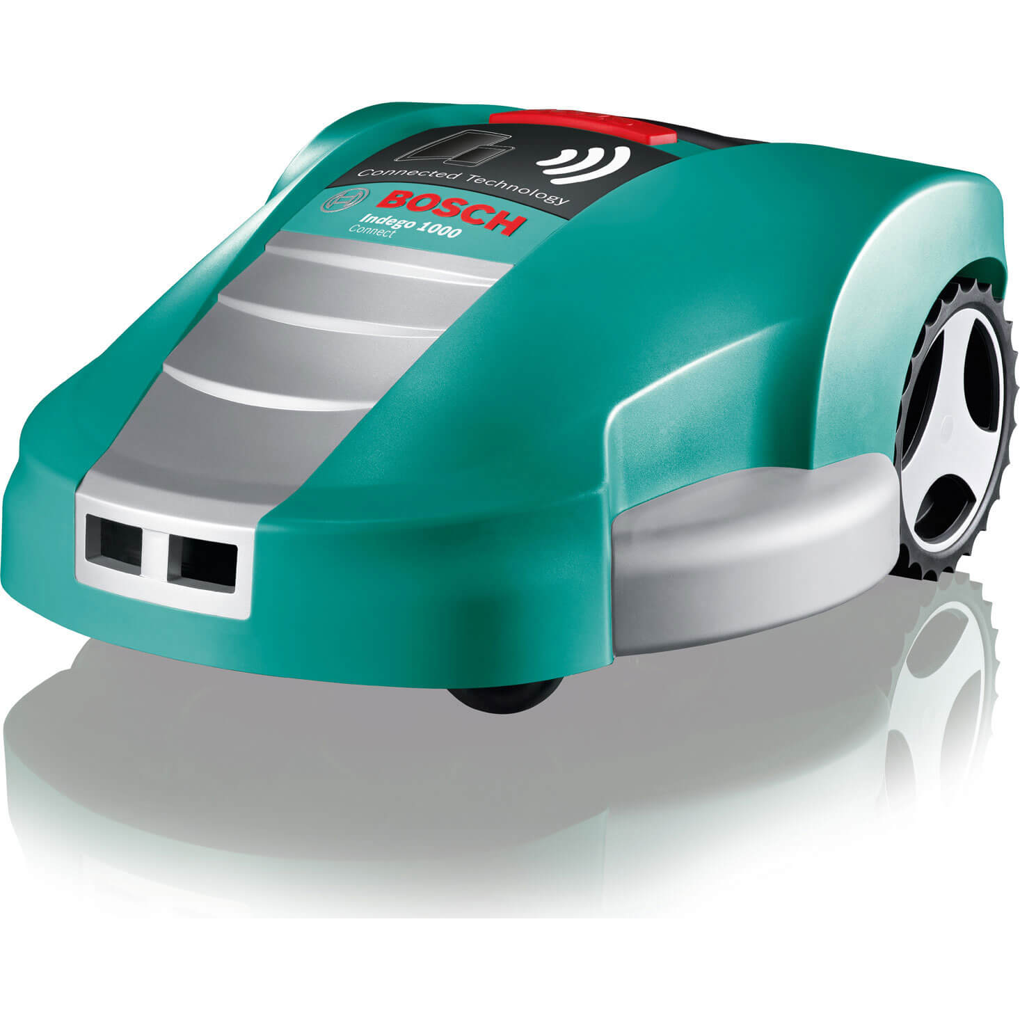 Image of Bosch Indego 1000 CONNECT 32v Cordless Robotic Lawnmower with Integral Lithium Ion Battery 3ah