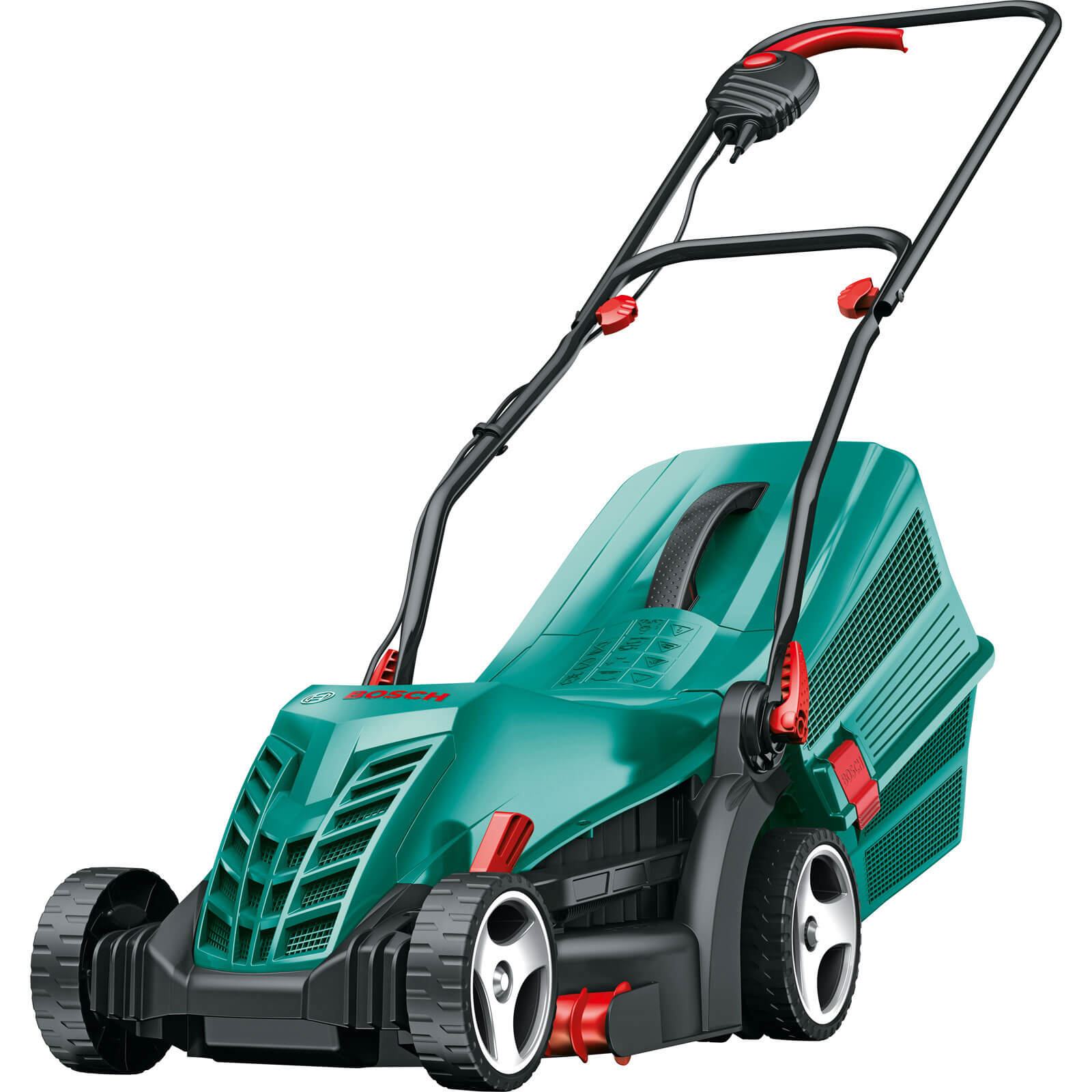 Image of Bosch ROTAK 34 R Electric Rotary Lawnmower 340mm Cut 1300w 240v