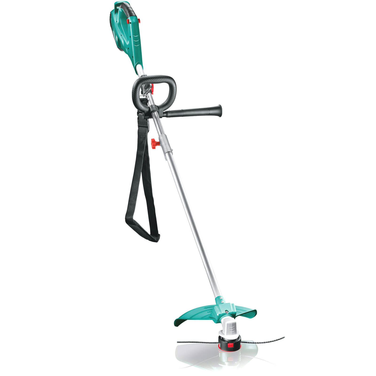 Image of Bosch AFS 2337 Brush Cutter 230mm Cut with Line Trimmer Head 370mm Cut 1000w 240v with Garden Work Gloves and Safety Glasses Worth 690