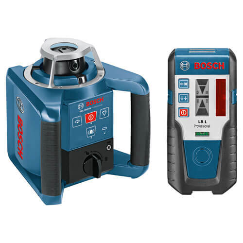 Image of Bosch GRL 400H Self Levelling Rotating Laser Level LR1 Reciever