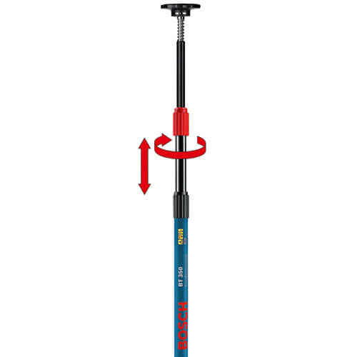 Image of Bosch BT350 Telescopic Pole for Line and Point Laser Levels