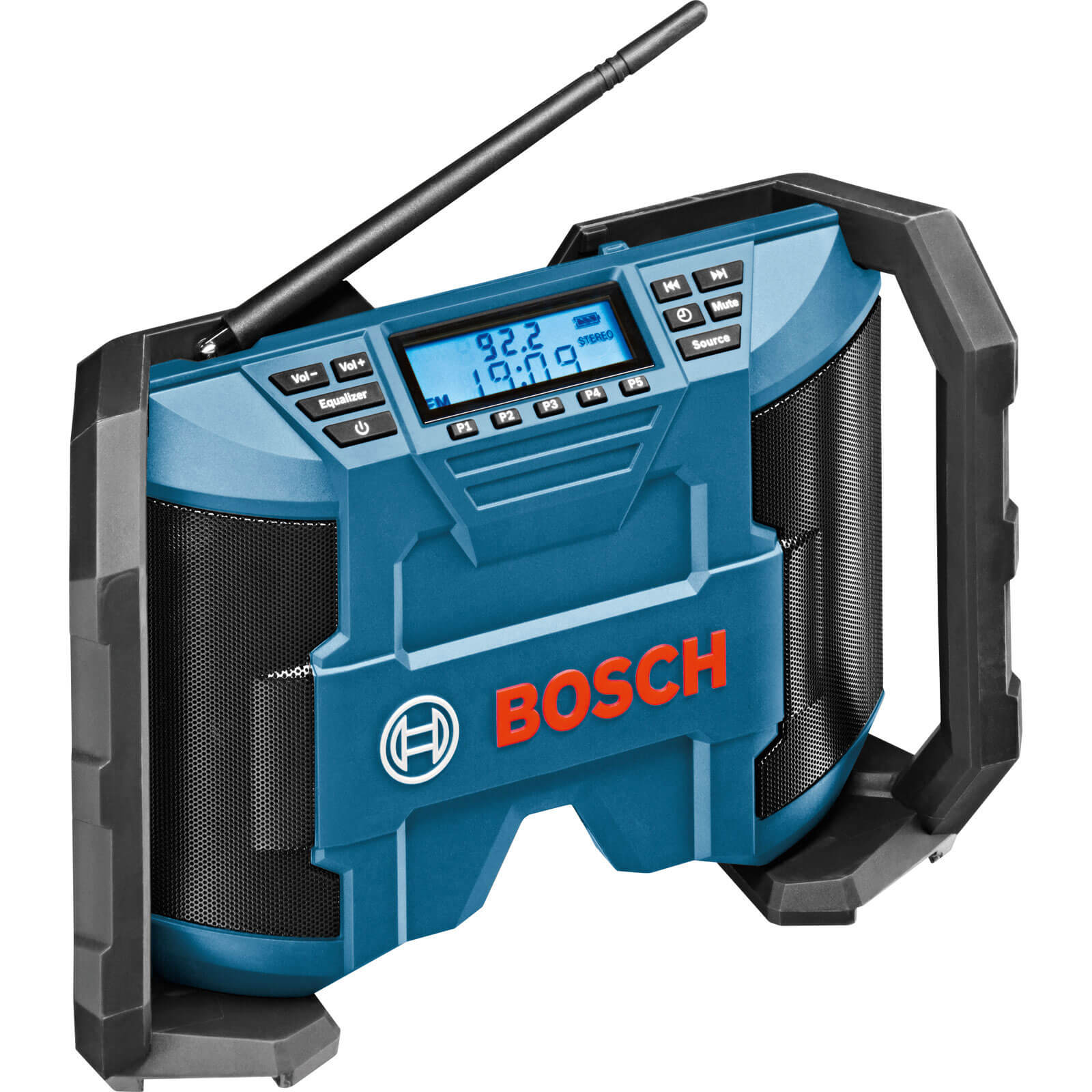 Image of Bosch GML 108 V Cordless Job Site Radio Mains or 108v Battery Powered