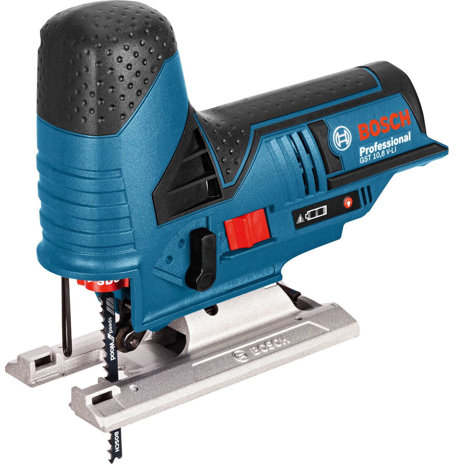 Image of Bosch GST 108 VLI 108v Cordless Jigsaw without Battery or Charger