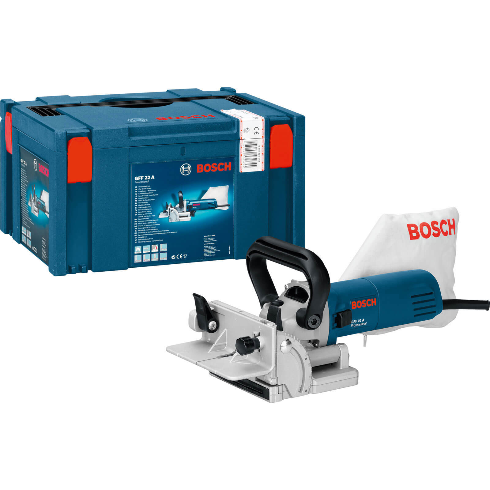 Image of Bosch GFF 22A Biscuit Jointer 670w 240v