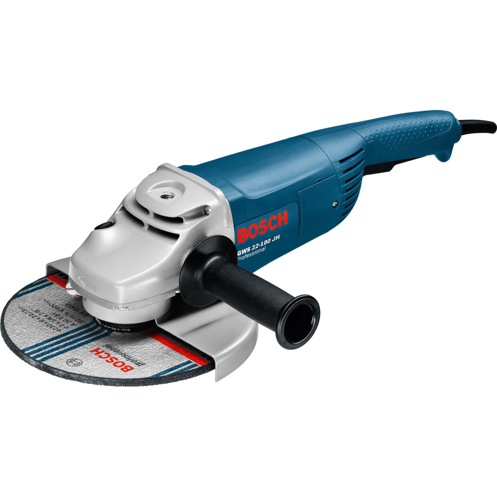 Image of Bosch GWS 22180 Angle Grinder 180mm 7 Disc 2200w 110v