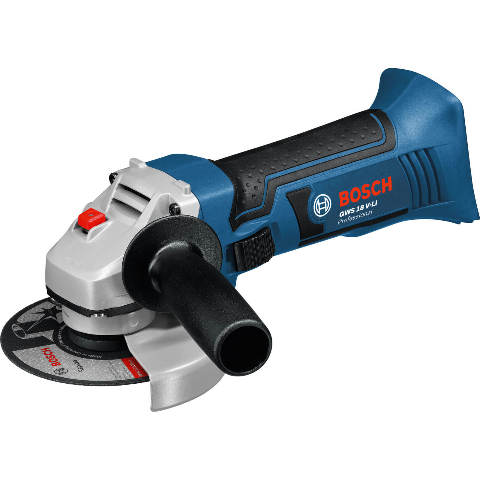 Image of Bosch GWS 18 VLi 18v Cordless Angle Grinder 115mm 45 Disc without Battery or Charger