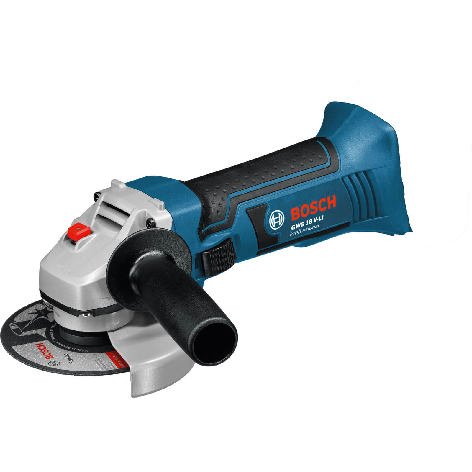 Image of Bosch GWS 18125 VLI 18v Cordless Angle Grinder 125mm 5 Disc without Battery or Charger