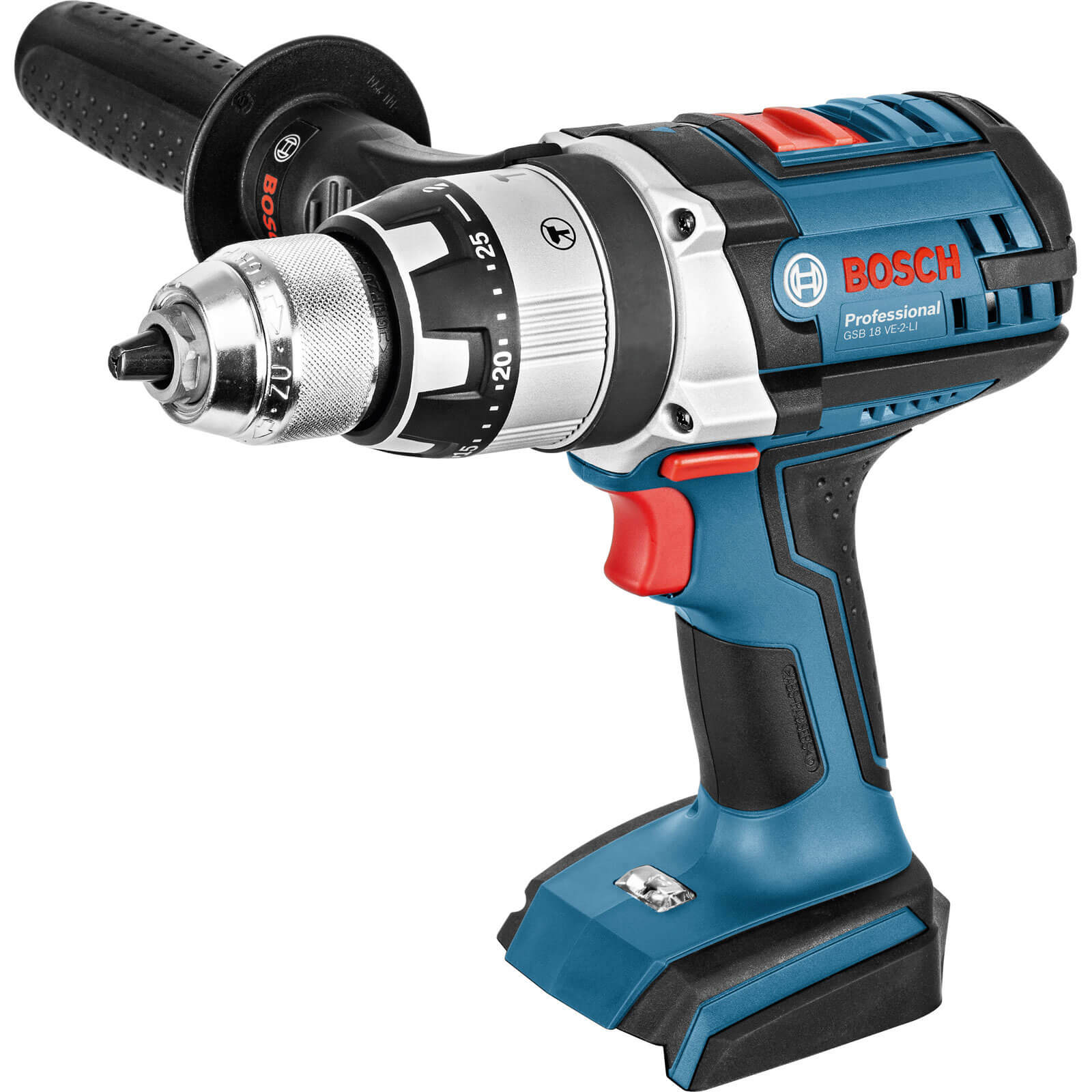 Image of Bosch GSB 18 VE2LI 18v Cordless ROBUSTseries 2 Speed Combi Drill without Battery or Charger