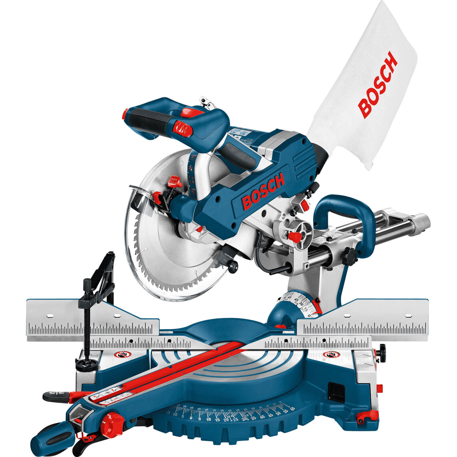 Image of Bosch GCM 10SD Sliding Compound Mitre Saw 254mm Blade 1800w 240v