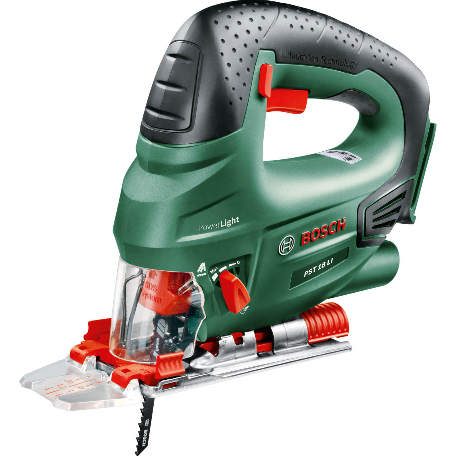 Image of Bosch POWER4ALL PST 18 LI 18v Cordless Jigsaw without Battery or Charger