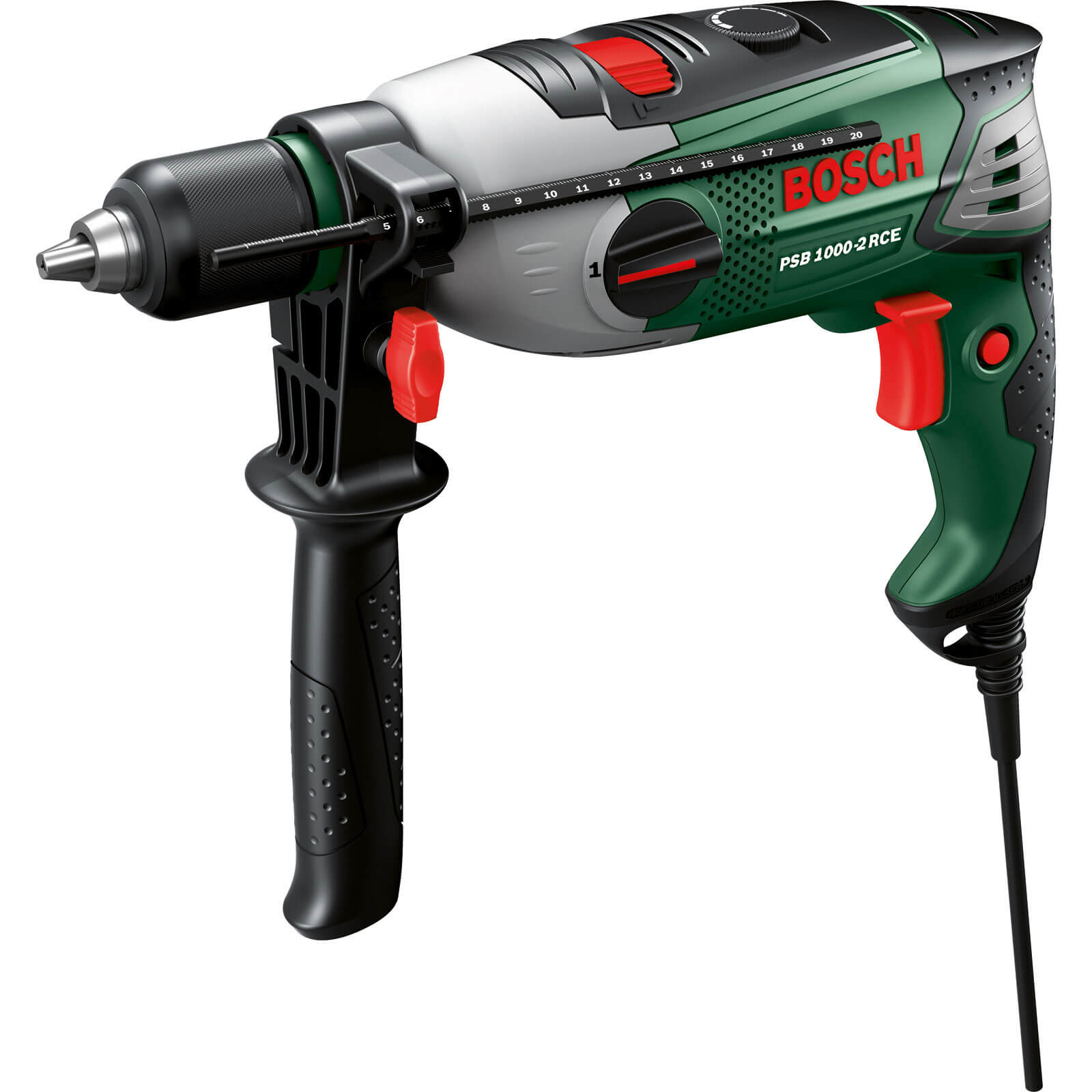 Image of Bosch PSB 10002 RCE Compact Electric Hammer Drill 1000w 240v