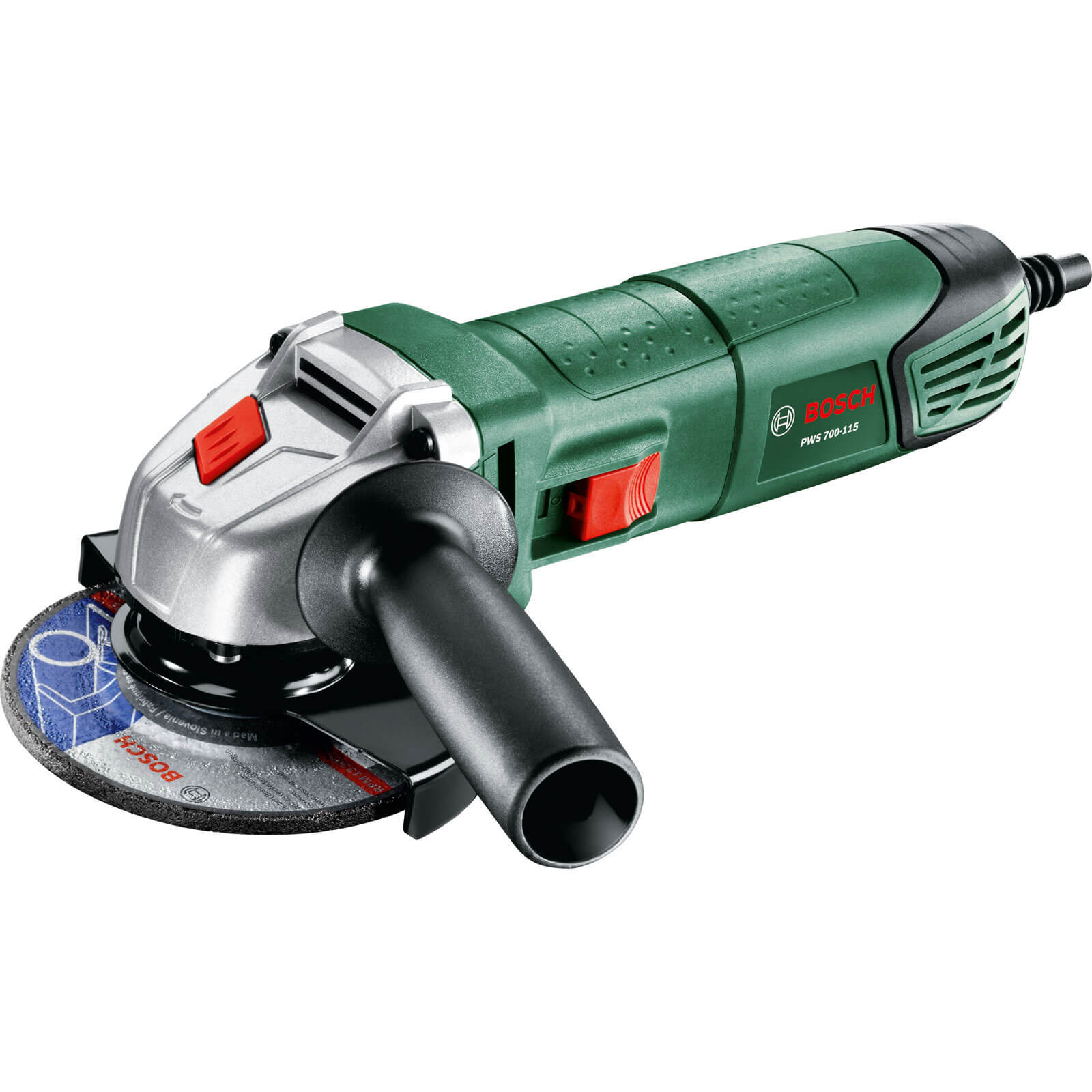 Image of Bosch PWS 700115 Electric Angle Grinder 115mm 45 Disc 701w 240v