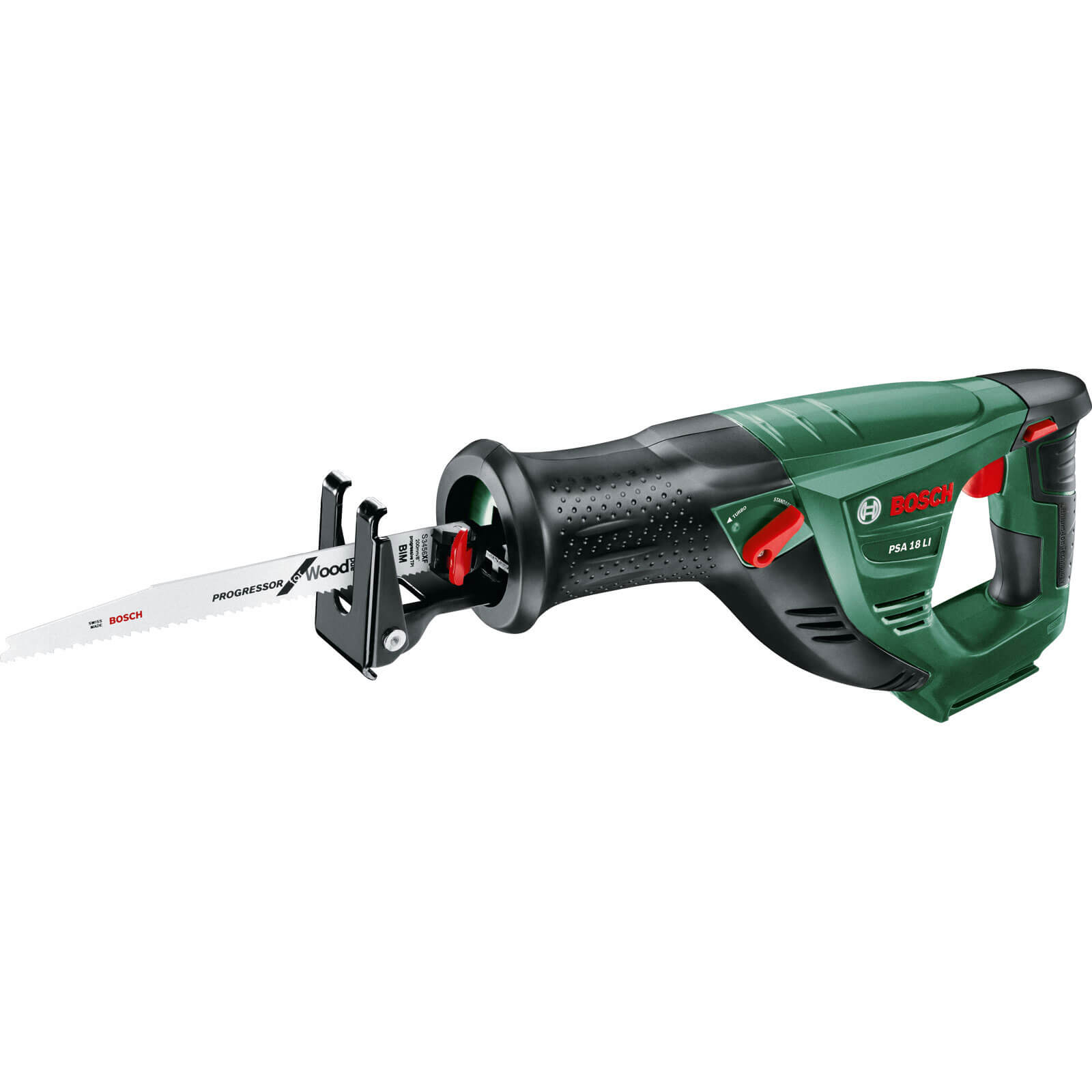 Image of Bosch POWER4ALL PSA 18 LI 18v Cordless Sabre Saw without Battery or Charger