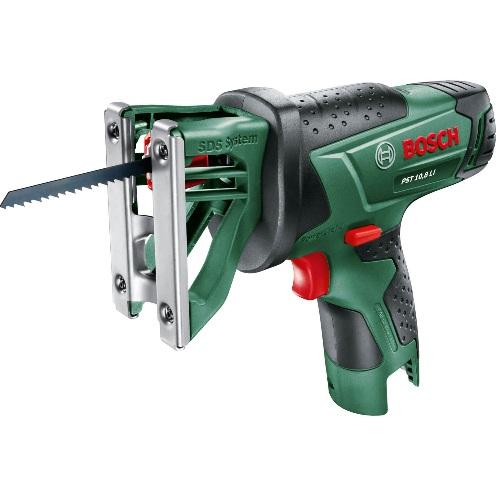 Image of Bosch POWER4ALL PST 108 LI 108v Cordless Jigsaw Sabre Saw without Battery or Charger