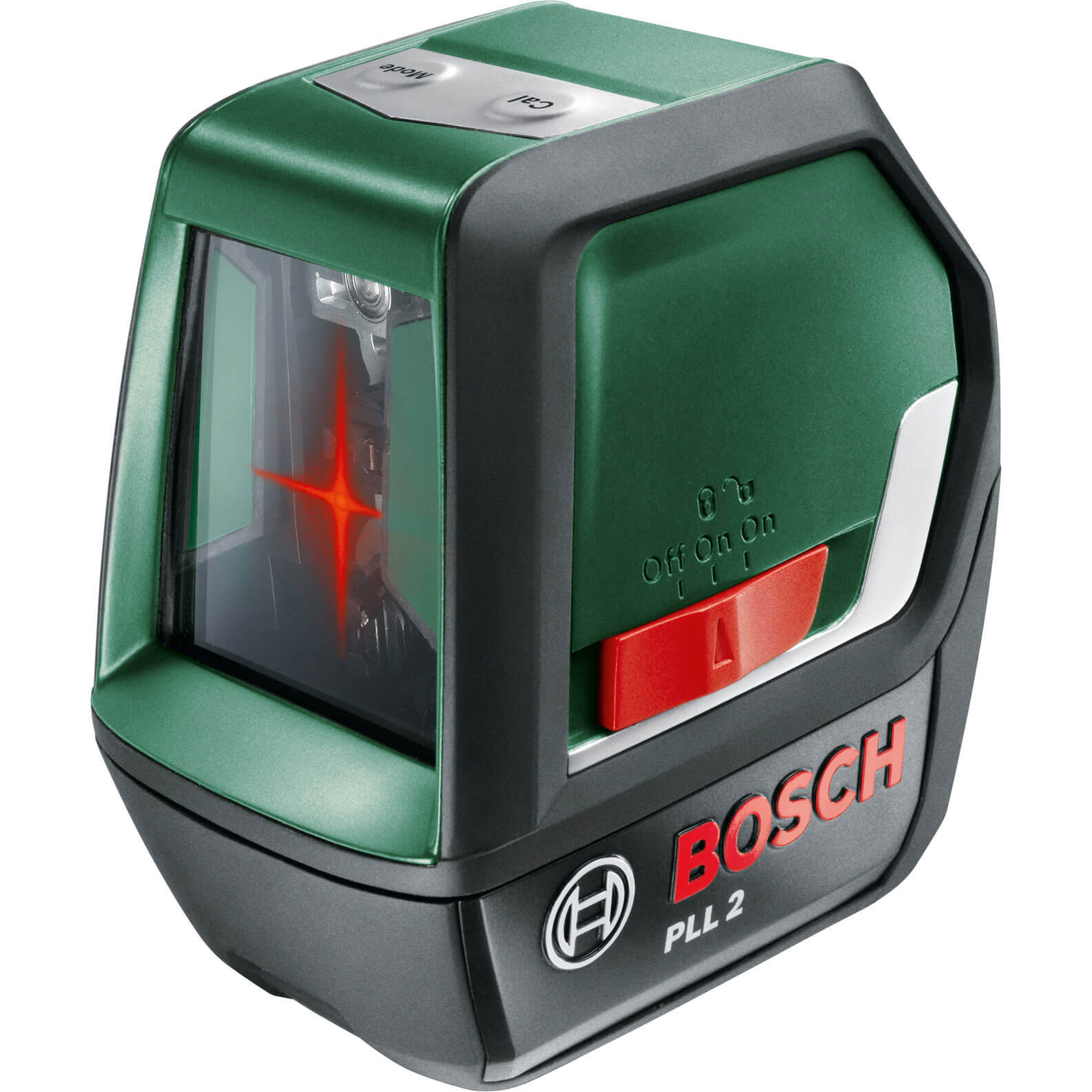 Image of Bosch PLL 2 Cross Line Laser Level 10 Metre Range with Digital Display