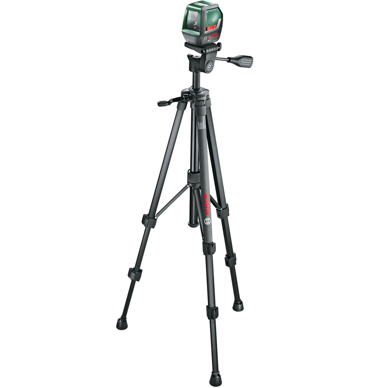 Image of Bosch PLL 2 Cross Line Laser Level 10 Metre Range with Digital Display and Tripod