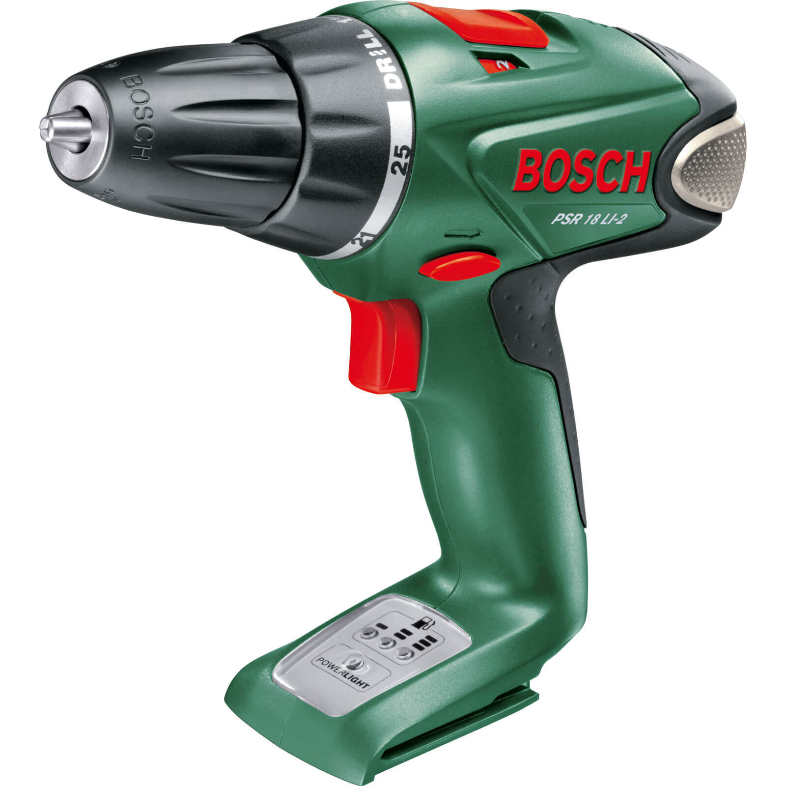 Image of Bosch POWER4ALL PSR 18 LI2 18v Cordless Compact Drill Driver without Battery or Charger