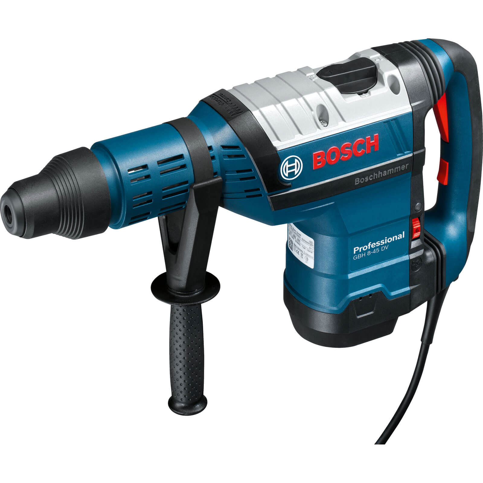 Image of Bosch GBH 845 DV 8kg SDS Max Rotary Hammer Drill with AVH 1500w 240v