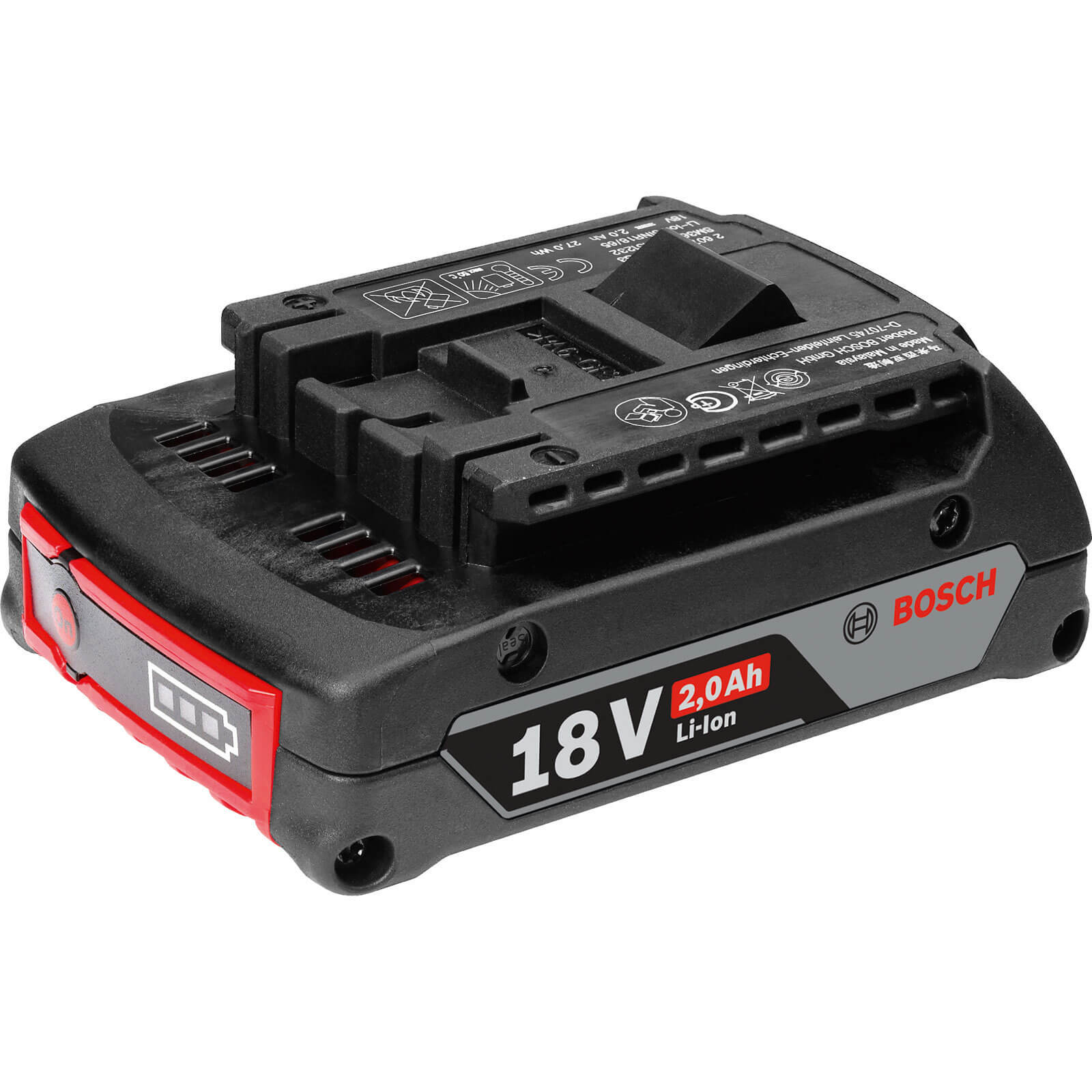 Image of Bosch GBA 18v Cordless Lithium Ion Battery Pack 2ah for Blue Power Tools