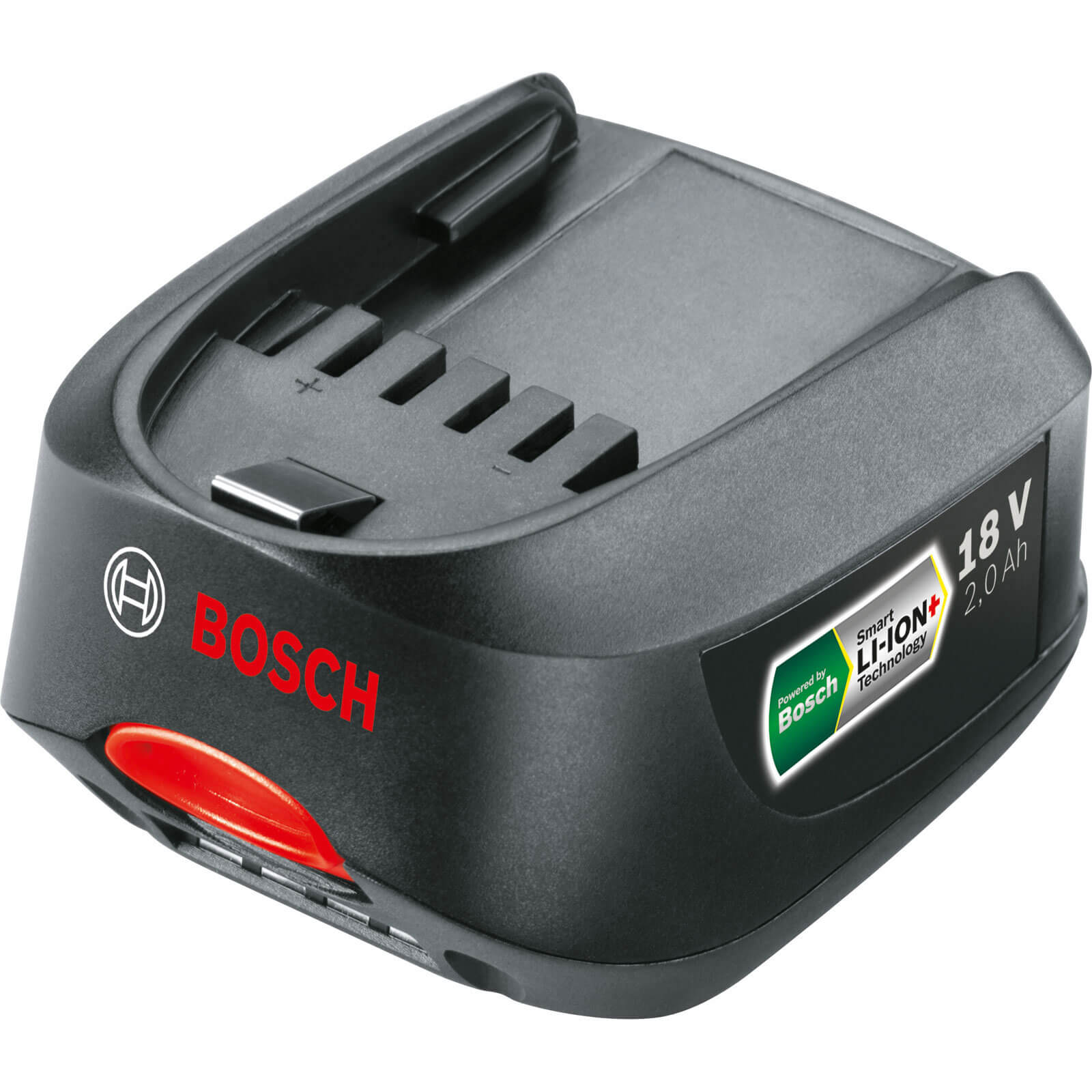 Image of Bosch POWER4ALL 18v Cordless Lithium Ion Battery Pack 2ah for POWER4ALL Green Garden and Power Tools