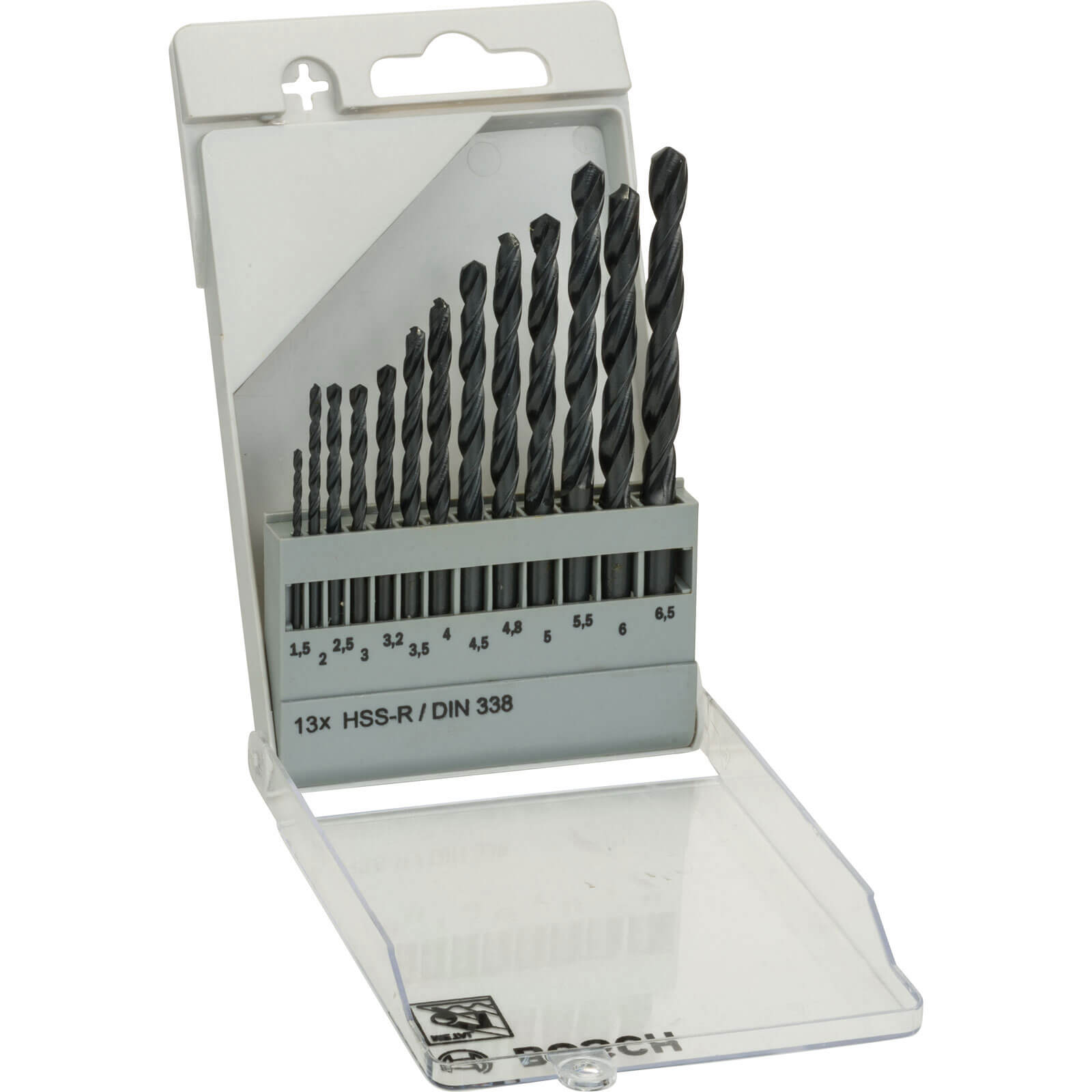 Image of Bosch 13 Piece HSSR Metal Drill Bit Set 15 65mm