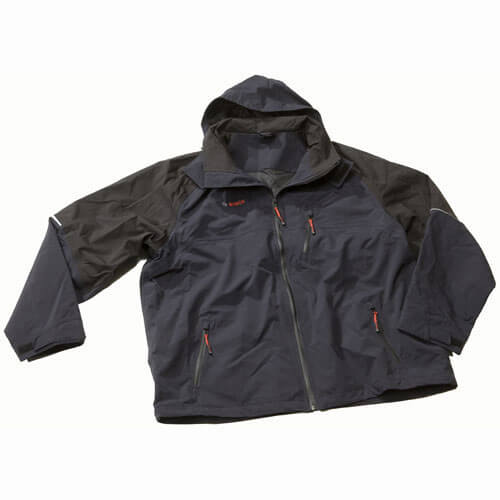 Image of Bosch Waterproof Breathable Over Jacket Navy Blue XL