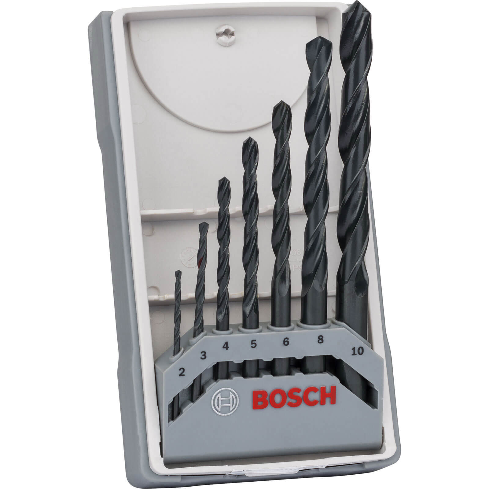 Image of Bosch 7 Piece HSSR Metal Drill Bit Set 2 10mm