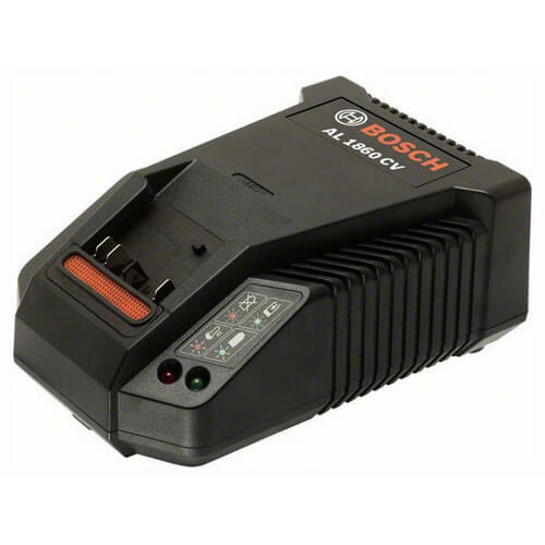 Image of Bosch AL1860 CV 144 18v Quick Battery Charger for Lithium Ion Slide Batteries