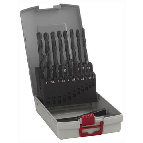 Image of Bosch 19 Piece HSSR Drill Bit Set 1 10mm