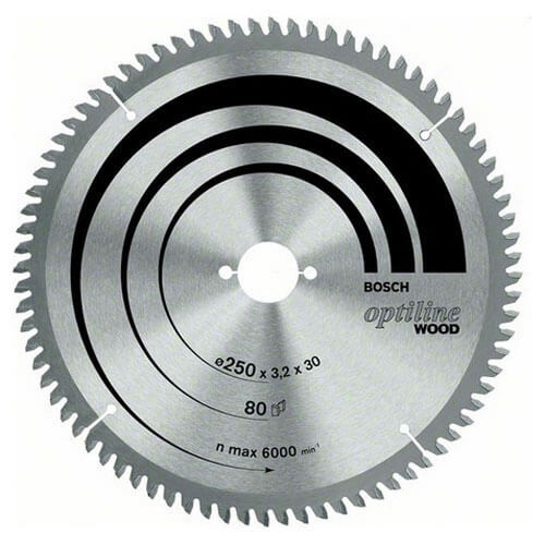 Image of Bosch Optiline Circular Saw Blade TcT 305mm x 60 Teeth 30mm Bore