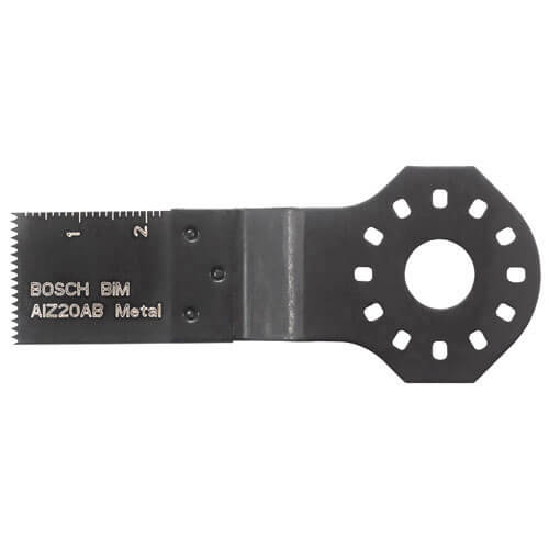 Image of Bosch BiMetal Plungecut Saw Blade Cuts Metal 20mm Wide x 20mm Long for Bosch PMF and GOP Multi Tools