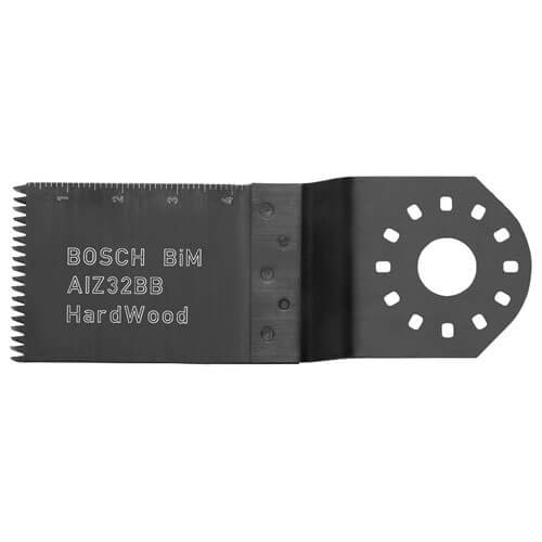 Image of Bosch BiMetal Plungecut Saw Blade Cuts HardWood 32mm Wide x 40mm Long Pack of 5 for Bosch PMF and GOP Multi Tools