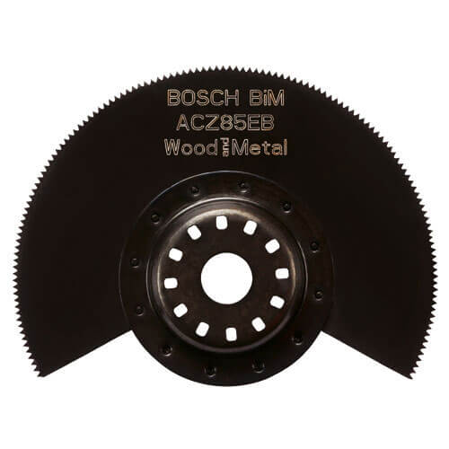 Image of Bosch BiMetal Segment Saw Blade Cuts Wood and Metal 85mm for Bosch PMF and GOP Multi Tools