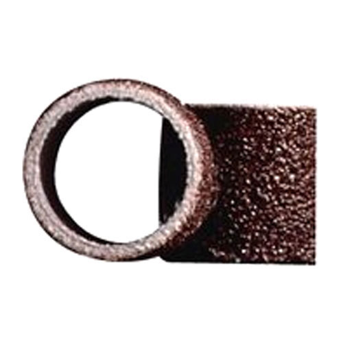 Image of Dremel 408 13mm Sanding Band Coarse 60 Grit Pack of 6 for Rotary Multi Tools