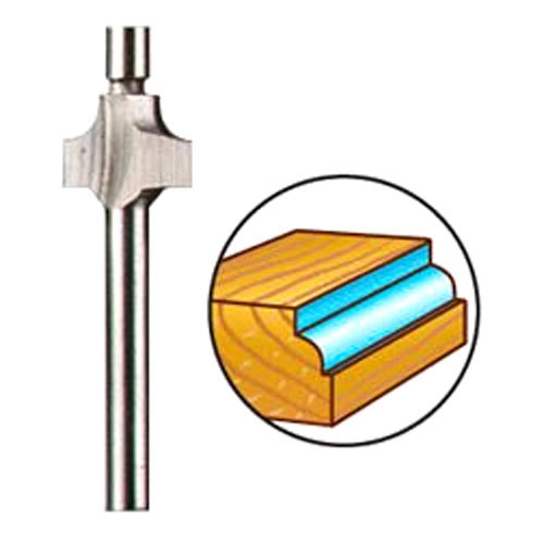 Image of Dremel 612 28mm Piloted Beading Router Bit use with Dremel Router Attachment