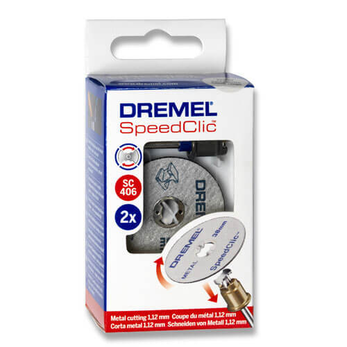 Image of Dremel SC406 EZ SpeedClic 3 Piece Starter Set for Dremel Rotary Multi Tools