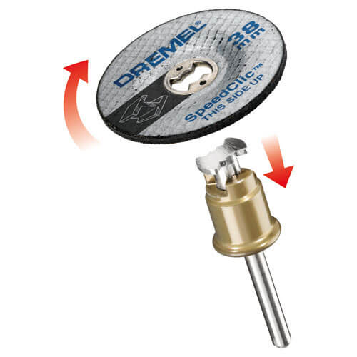 Image of Dremel SC541 EZ SpeedClic 38mm Grinding Wheel for Dremel Rotary Multi Tools