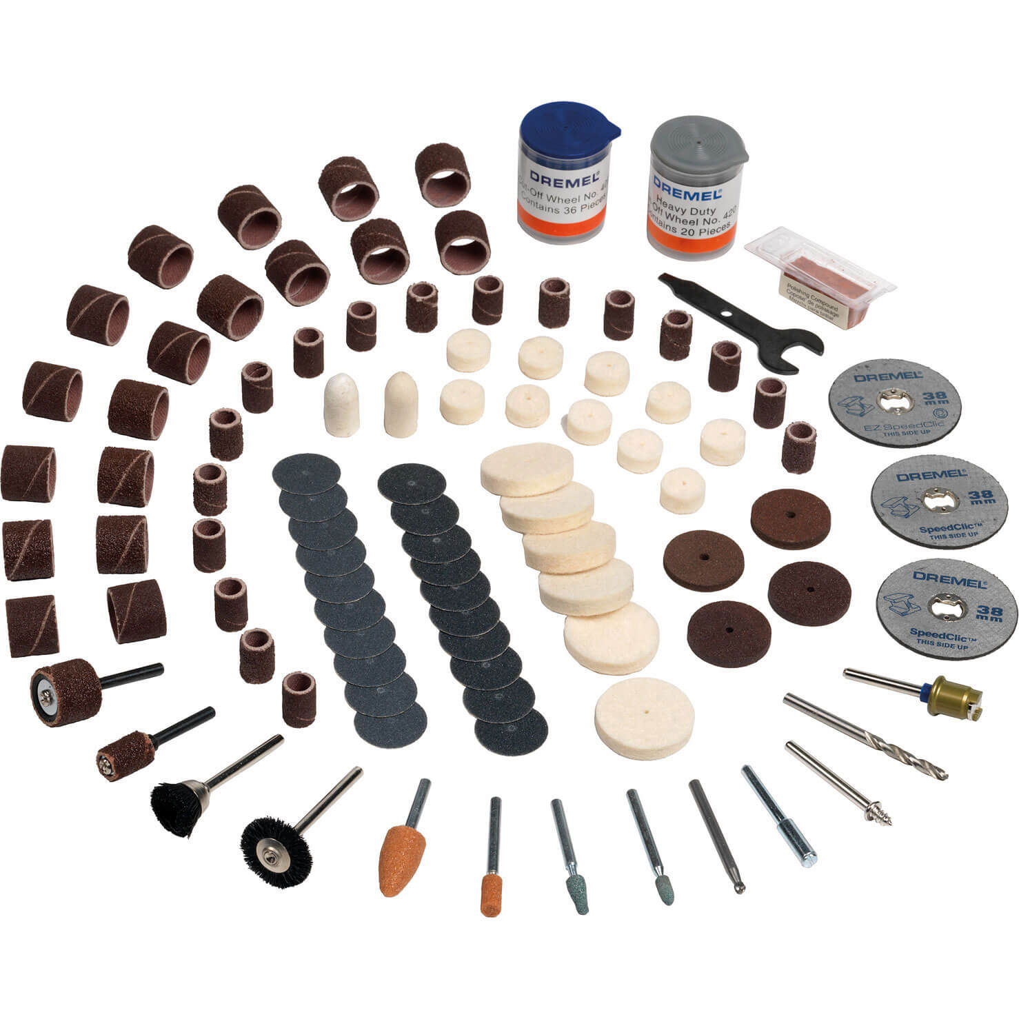 Image of Dremel 150 Piece Accessory Set for Rotary Multi Tools