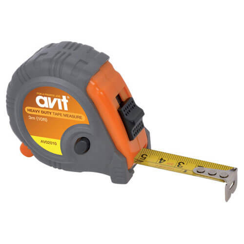 Image of Avit Heavy Duty 3 Metre 10 Feet Tape Measure