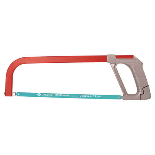 Image of CK Aluminium Handle Hacksaw Red 300mm 12