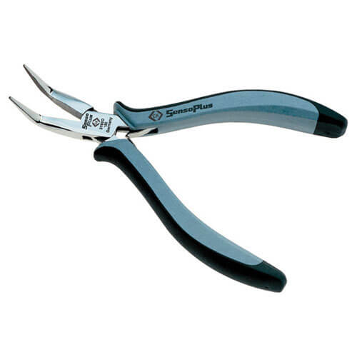 Image of CK SensoPlus ESD Bent Snipe Nose Pliers 150mm