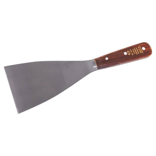 Image of CK Rosewood Handle Wall Paper Scraper and Stripper 100mm 4