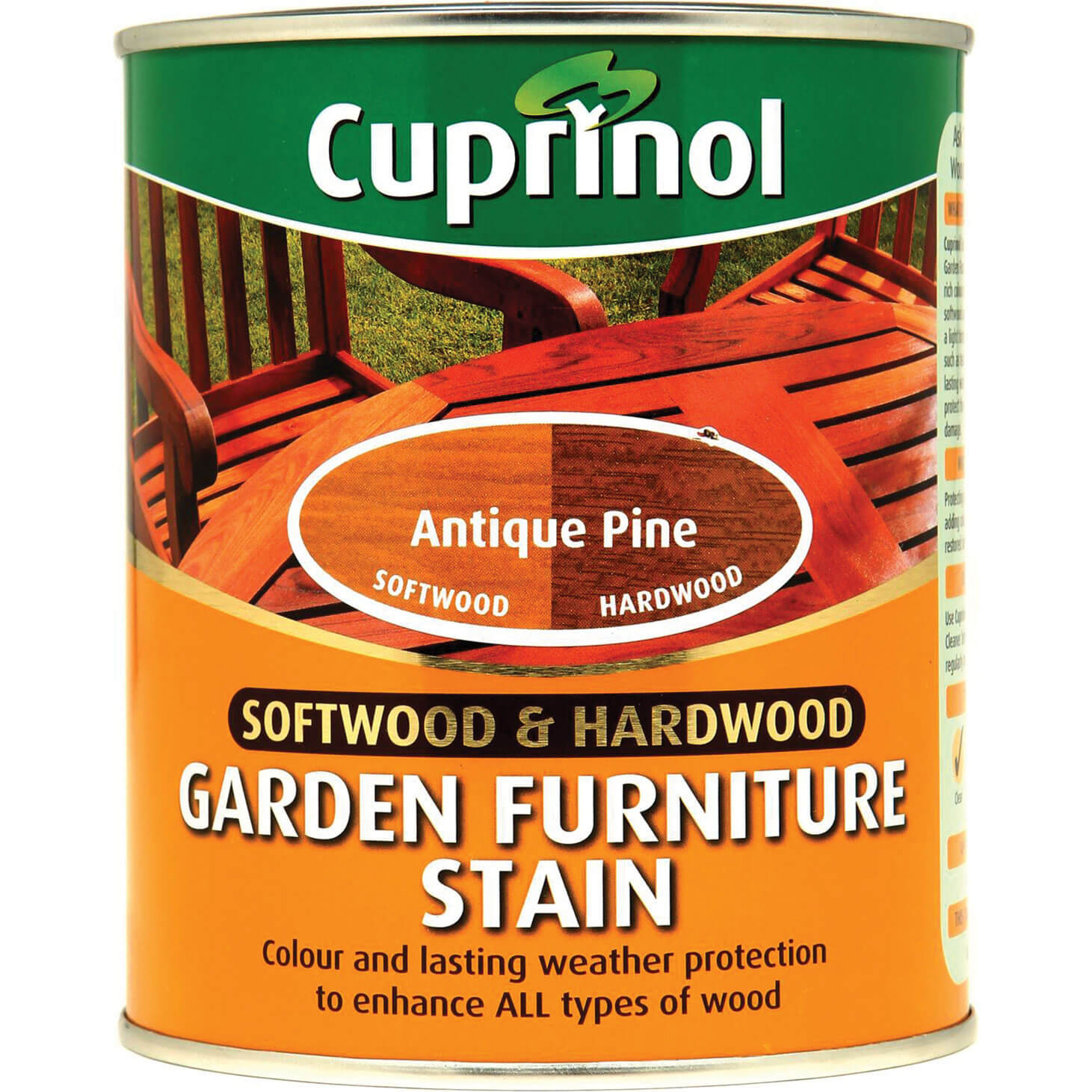 Image of Cuprinol Garden Furniture Wood Stain Antique Pine 750ml