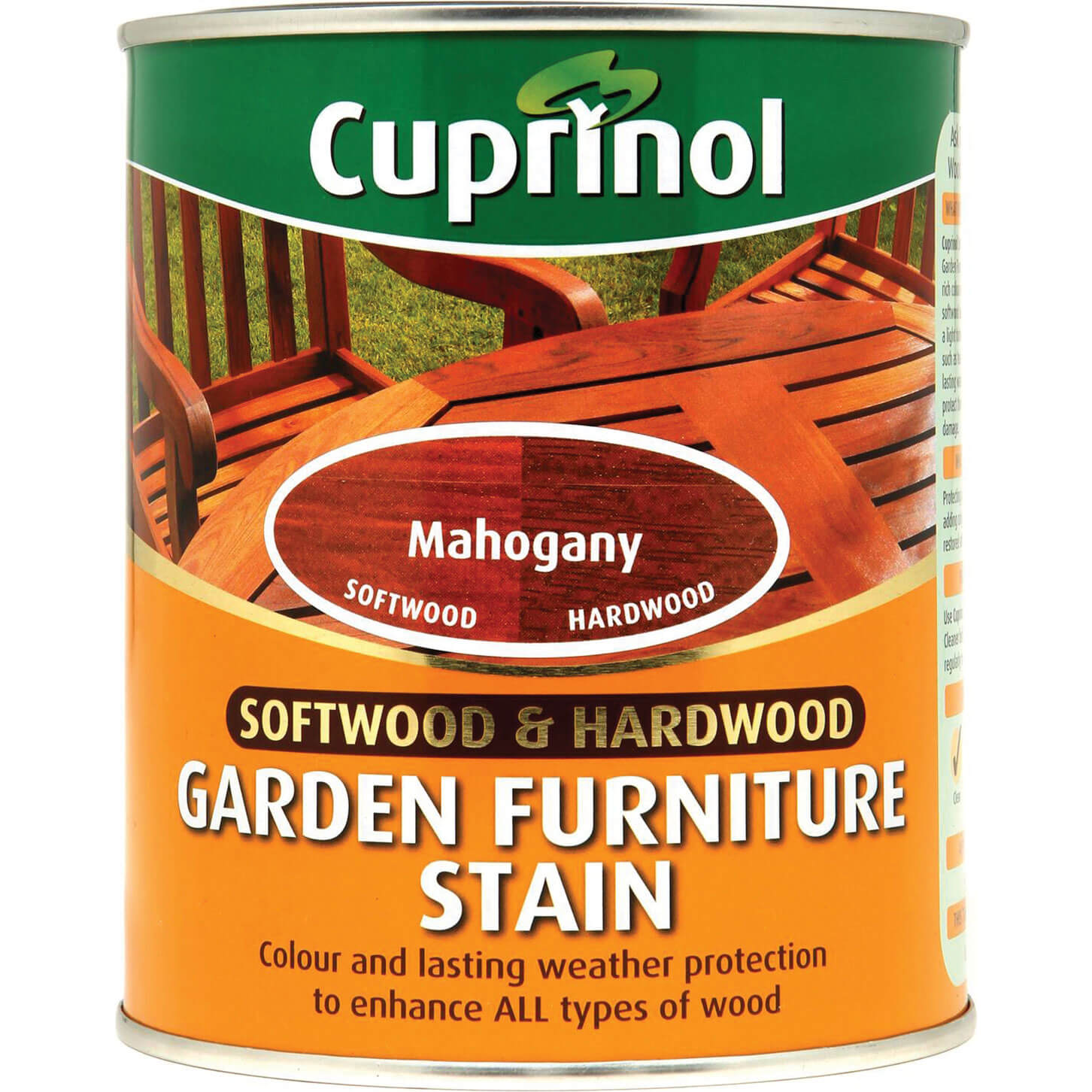 Image of Cuprinol Garden Furniture Wood Stain Mahogany 750ml