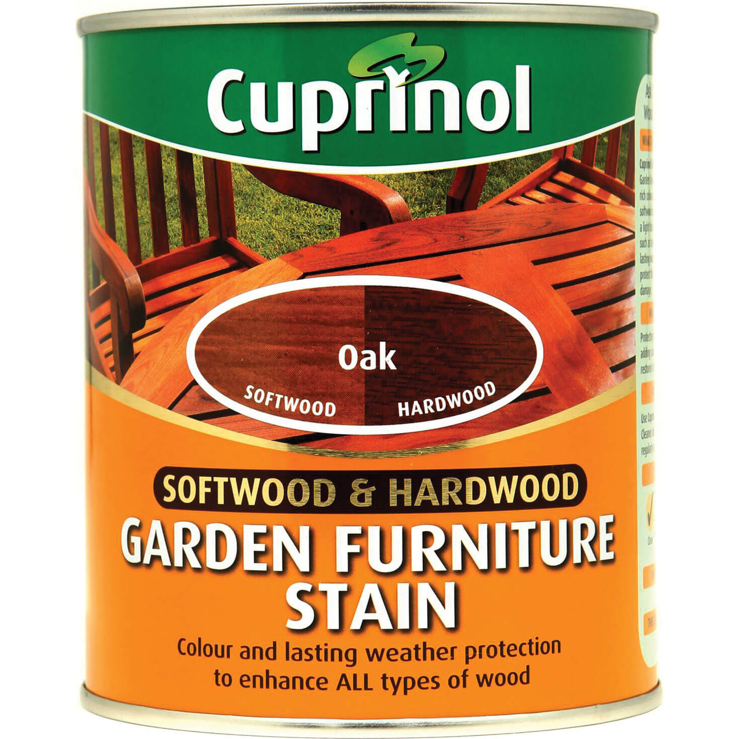 Image of Cuprinol Garden Furniture Wood Stain Oak 750ml