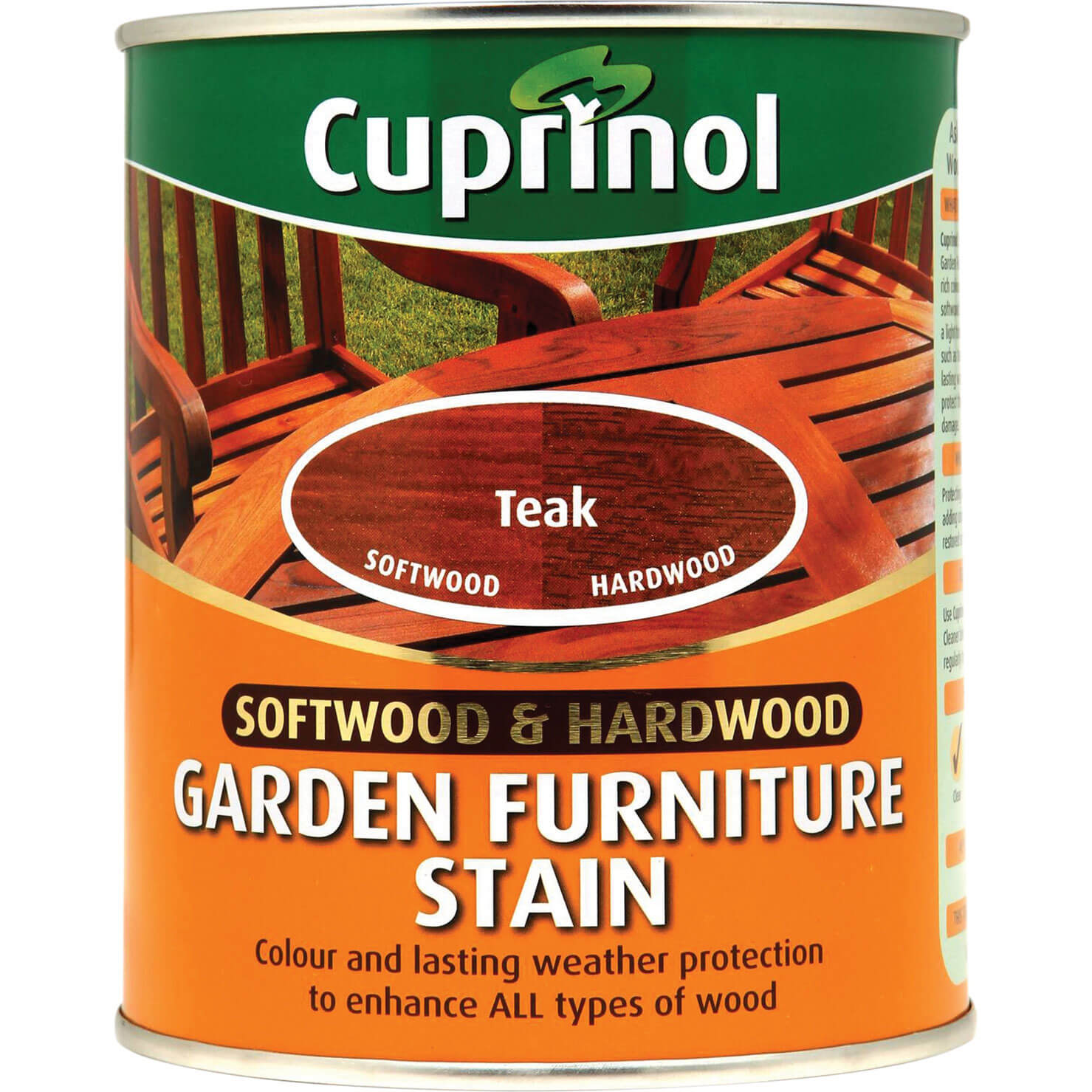 Image of Cuprinol Garden Furniture Wood Stain Teak 750ml