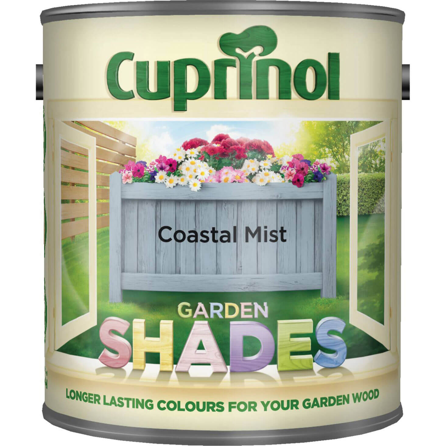 Image of Cuprinol Garden Shades Exterior Wood Protector Coastal Mist 1 Litre