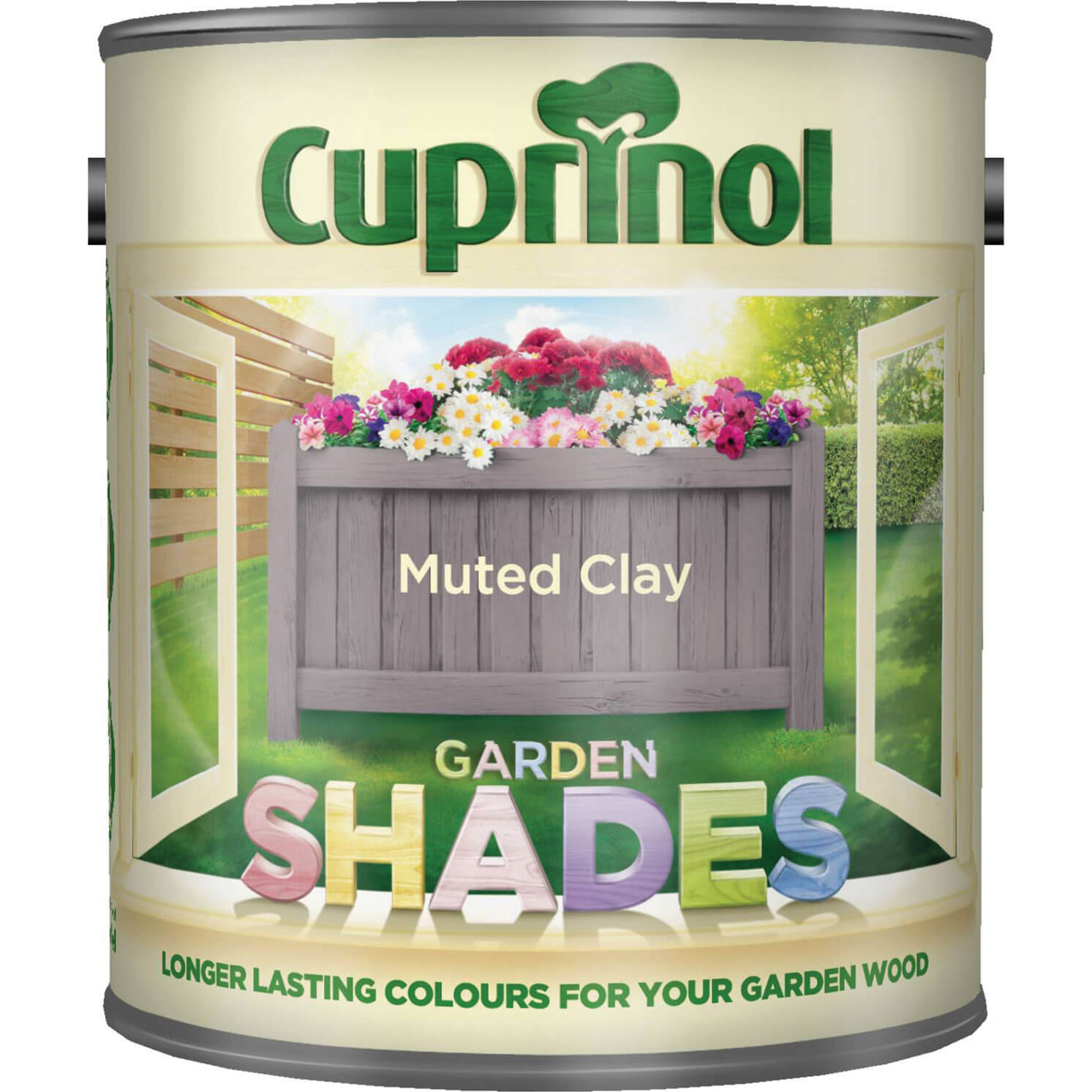 Image of Cuprinol Garden Shades Exterior Wood Protector Muted Clay 1 Litre